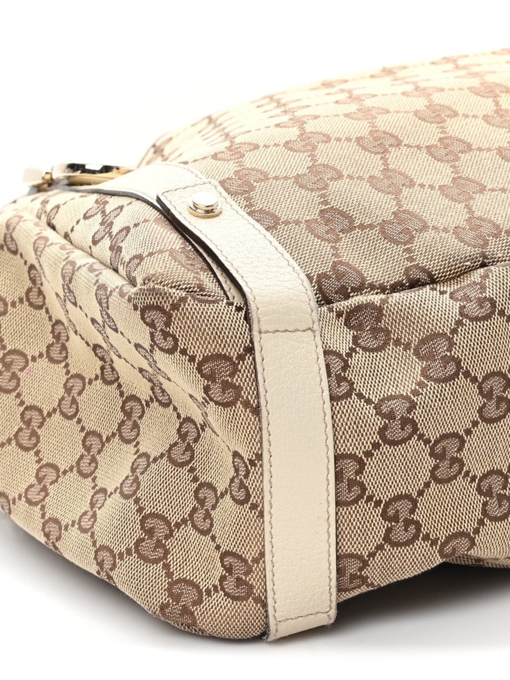 G U C C I Monogram Medium Abbey Shoulder Bag Off White - Picture 6 of 13